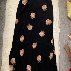 Reformation Flower Maxi Skirt